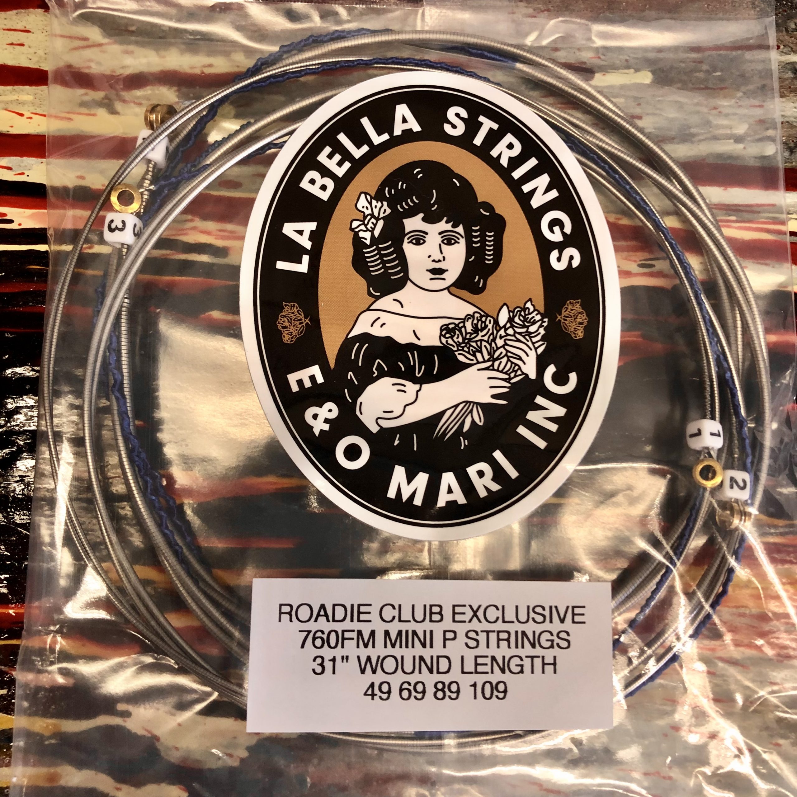 760FM Mini P Strings 31" Wound Length